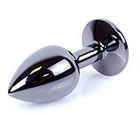 Серія Anal Plug Boss - ювелірні вироби Dark Silver Plug Pink S, BS6400026, фото 8
