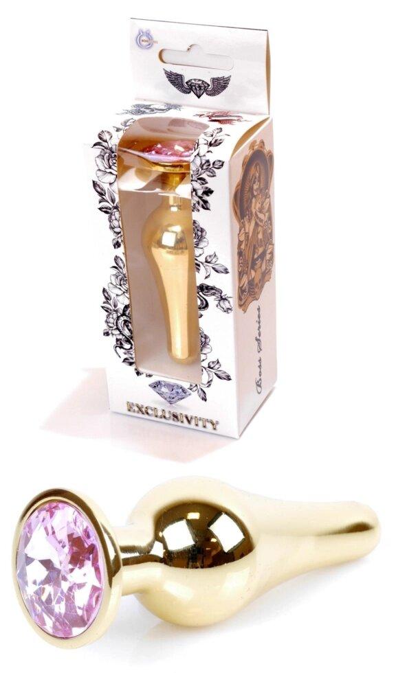 Серія Anal Plug Boss - Ювелірна золота задяка троянда, BS6400063