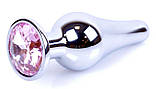 Серія Boss Anal Plug - ювелірна срібна задня штепсельна розпаляра, BS6400072, фото 8