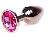 Серія Anal Plug Boss - ювелірна червона золота пробка Pink S, BS6400107, фото 7