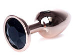 Серія Anal Plug Boss - ювелірна червона золота пробка Black S, BS6400111, фото 7