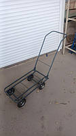 Металевий візок-тачка для покупок на гумових колесах д20см