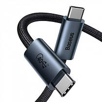 Кабель Baseus Flash Series Full Featured Type-C to Type-C USB 4.0 100W 1m CASS010014  Black, фото 4
