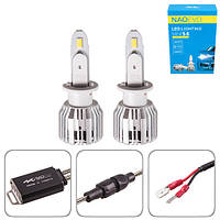 Лампы NAOEVO S4/LED/H1/Flip Chip/9-16V/30W/3600Lm/EMERGENCY3000K/3000K/4300K/ 6500K (S4-H1)