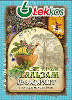 Крем-бальзам Леккос "Дезодорант з олією пальмарози" 10 р.