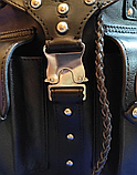 Шкіряний рюкзак "Пантера" з ініціалами, фото 10
