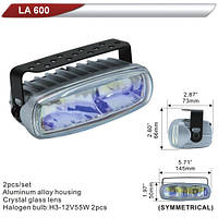 Фара додаткова DLAA 600-RY/2хH3-12V-55W/145*50 mm (LA 600-RY)