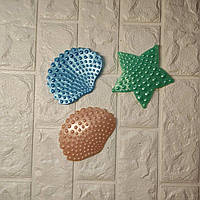 Антиковзаючий килимок у ванну для дітей Морські фігури