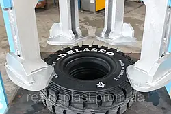 Монтаж та виготовлення суцільнолитих шин типу "гусматик" для вилкових навантажувачів