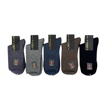 Чоловічі термоноски з ослабленою резинкою з вовни Корона