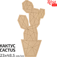 Основа для декорування панно-мозаїка "Кактус" 1 МДФ 23х48,5 см ROSA TALENT