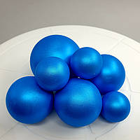 Шоколадные сферы Синие перламутровые - 7 шт