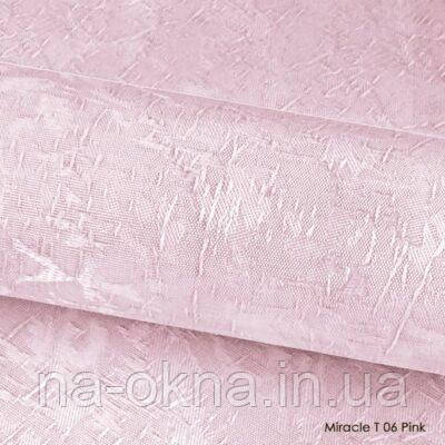 Ролета Besta Міракл Т, відкрита 40 х 185 см, Рожевий (06), фото 1