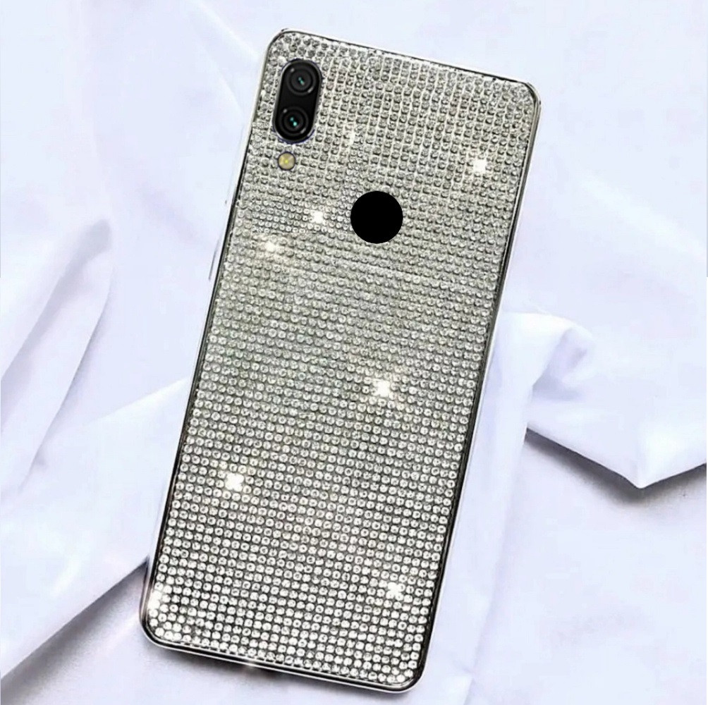 Силіконовий чохол з камінням для Xiaomi Redmi Note 7/Note 7 Pro