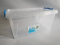 Контейнер із кришкою з харчового пластику для зберігання продуктів, їжі 8,0 л 360Х232Х160 мм Diomedea OST-1472