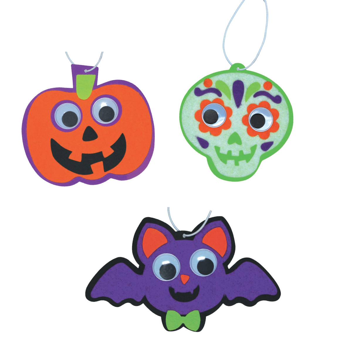 Набір для творчості Yes! Fun Хелловін "Герої свята", 3 підвіски, фетр, ЕВА, фото 1