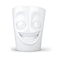 Порцелянова чашка для кави або чаю Tassen "Сміх" (350 мл), фото 2