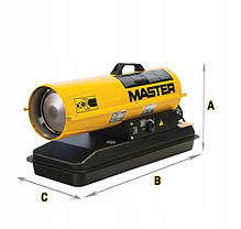 Дизельна теплова гармата Master B-65 CEL 18.5kW, фото 3