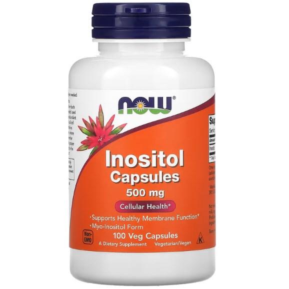 Вітаміни Інозитол Now Inositol 500 mg (100 капсул.), фото 1