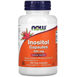 Вітаміни Інозитол Now Inositol 500 mg (100 капсул.)