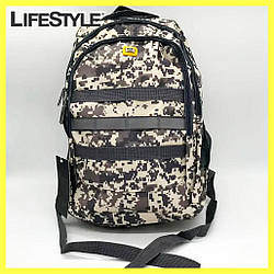 Штурмовой рюкзак ЗСУ на 35 л Sport bag / Туристичний рюкзак чоловічий / Армійський рюкзак Світлий піксель