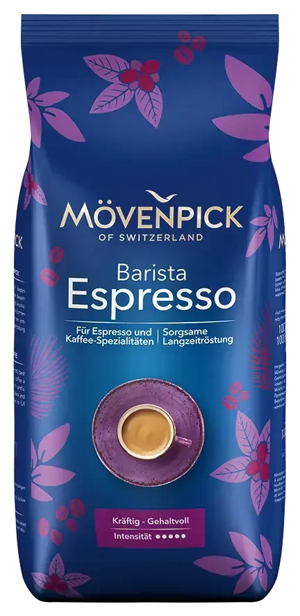 Кава в зернах Movenpick Barista Espresso 1кг Німеччина Мувенпік Еспресо