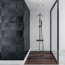 Душовий гарнітур YOKA FERRA 25 BLACK з термостатом *, фото 3