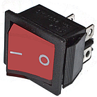 Перемикач  Daier KCD2-201 RD, ON-OFF, 4pin,