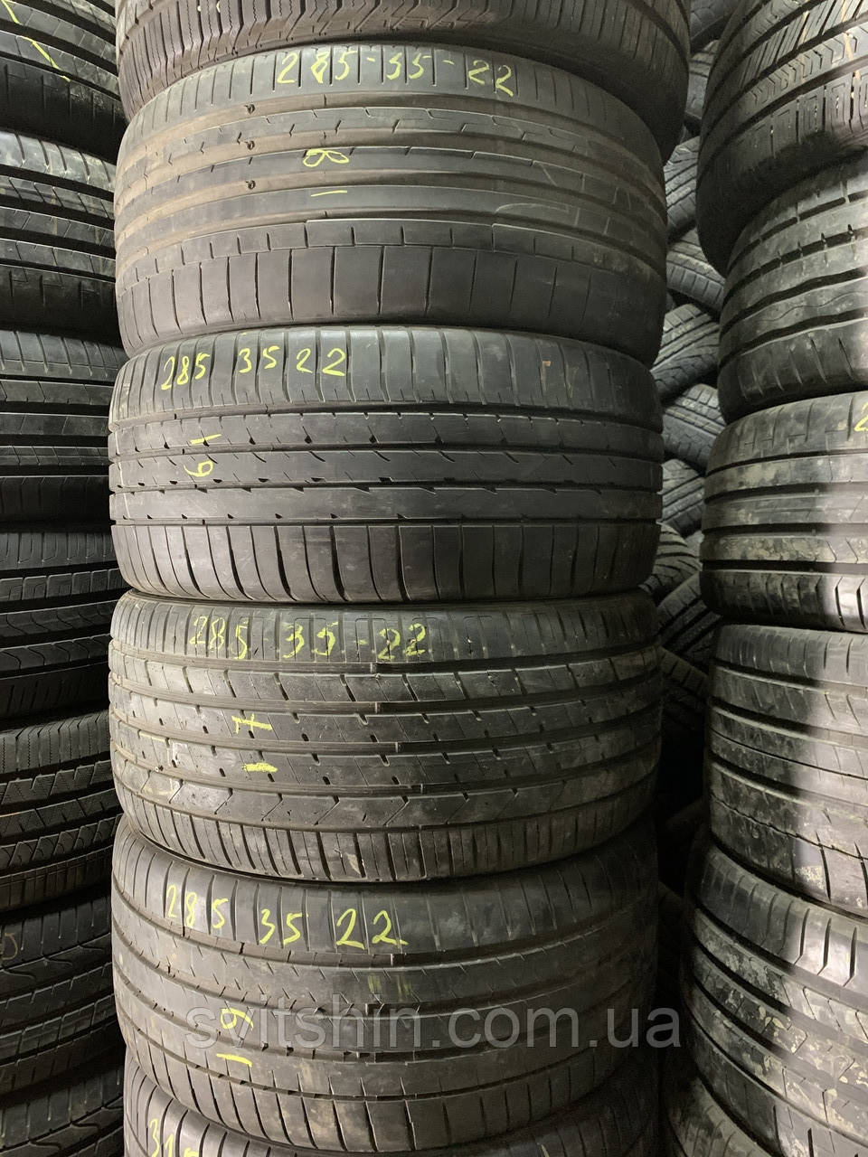 Розпаровки 285/35R22 Pirelli, Continentai, Dunlop в асортименті, фото 1