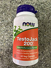 Вітаміни для чоловіків Now Foods TestoJack 200 60 vcaps