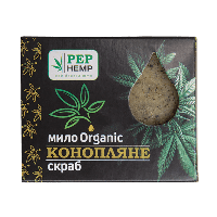 Конопляное мыло скраб PEP Hemp Конопля Мыло PEP Hemp из семян конопли