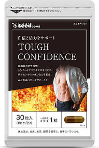 Seedcoms Tough Confidence Японський комплекс для чоловічої сили та здоров'я, 30 капсул на 30 днів прийому. До 11/2026