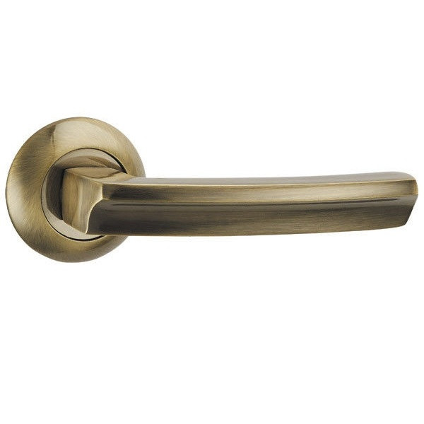 Ручки дверні PUNTO ALFA TL ABG-6 зелена бронза, фото 1