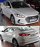 Фара права HYUNDAI ELANTRA 16-18 (AD), ЕЛ. БІЛА ВСТАВКА HB3/H7/PY21W + LED, FP 3252 R4-E, DEPO, фото 3