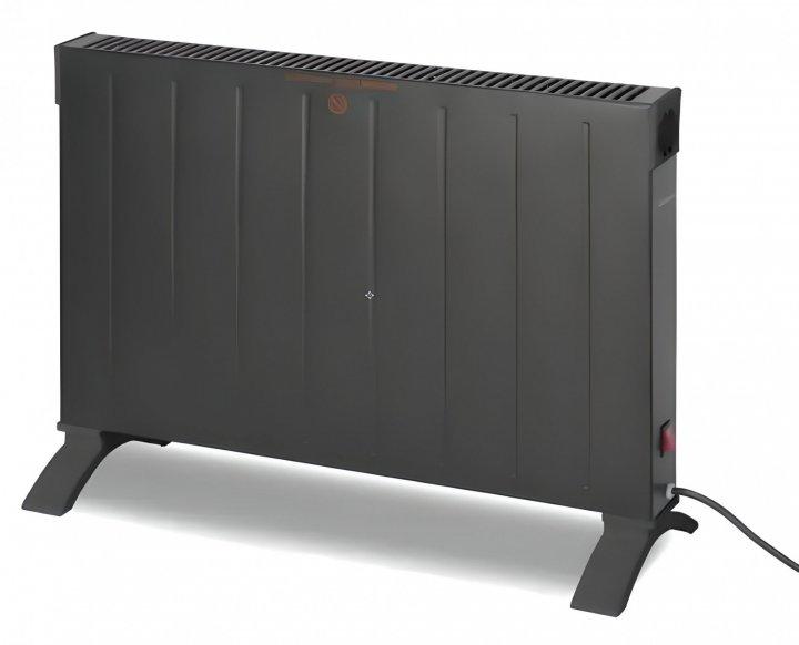 Електроконвектор Zilan ZLN 6258 Black — 2000 Вт, настінний та підлоговий, термостат, безшумне обігрів.