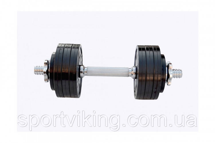 Гантель гумова збірна 9 кг Rn-Sport (RN_OD09)
