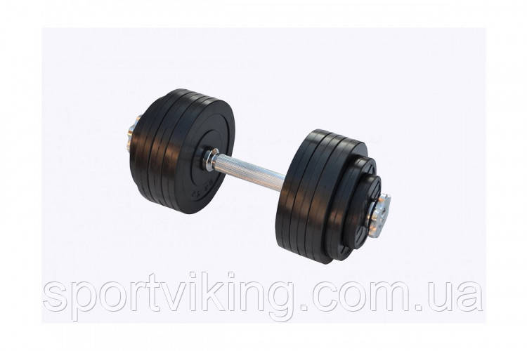 Гантель гумова збірна 20 кг Rn-Sport