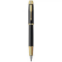 Перова ручка Parker "IM" (з позолотою) Black GT FP 20 312Ч