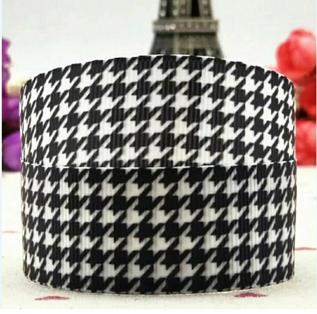 Репсова стрічка Гусячі лапки шириною 2,5 см, фото 1