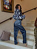 Р. 42-62 Жіночий махровий костюм зі світшотом і штанами великих розмірів, фото 7