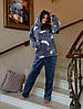 Р. 42-62 Жіночий махровий костюм зі світшотом і штанами великих розмірів, фото 5