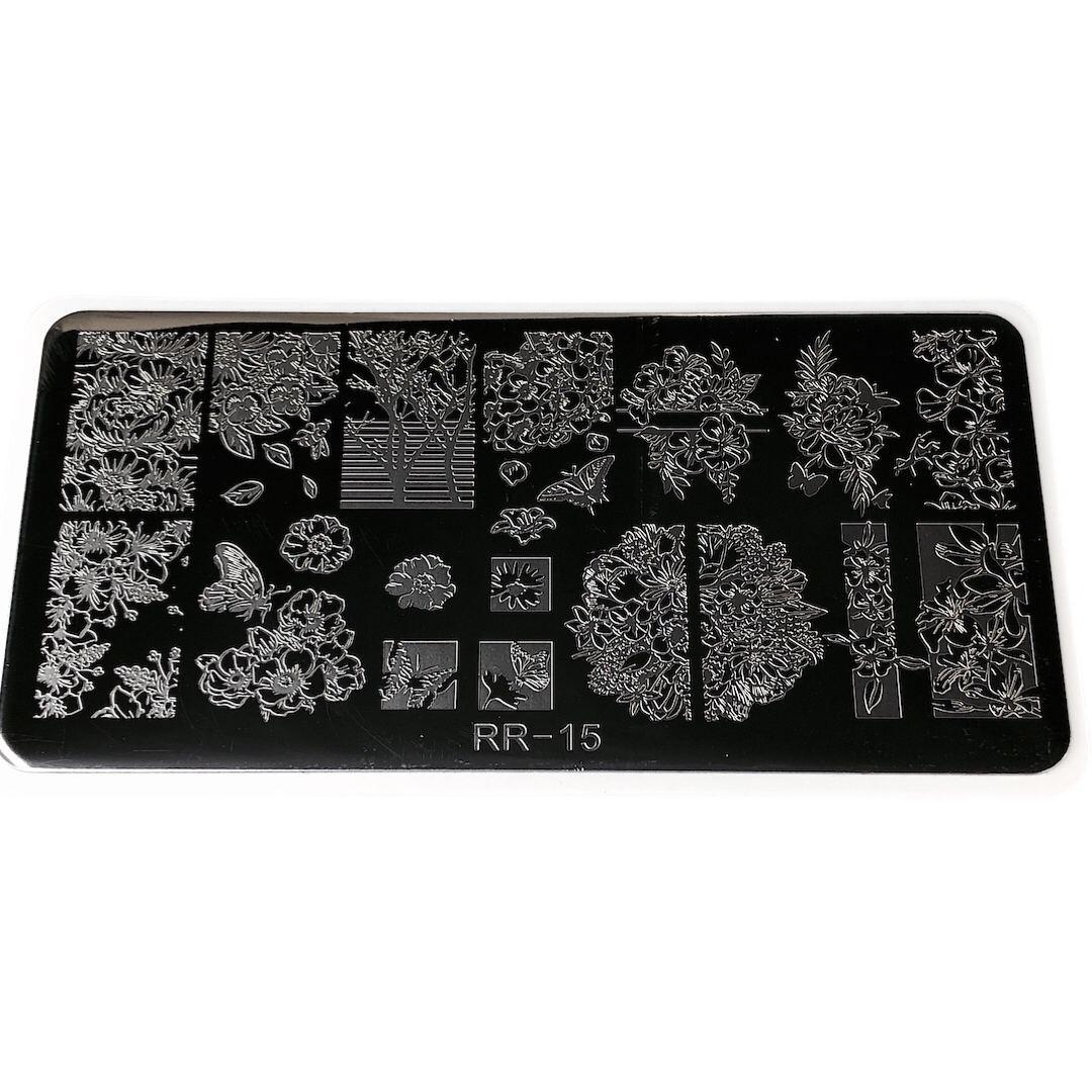Пластина для стемпінгу RichColor №015, фото 1