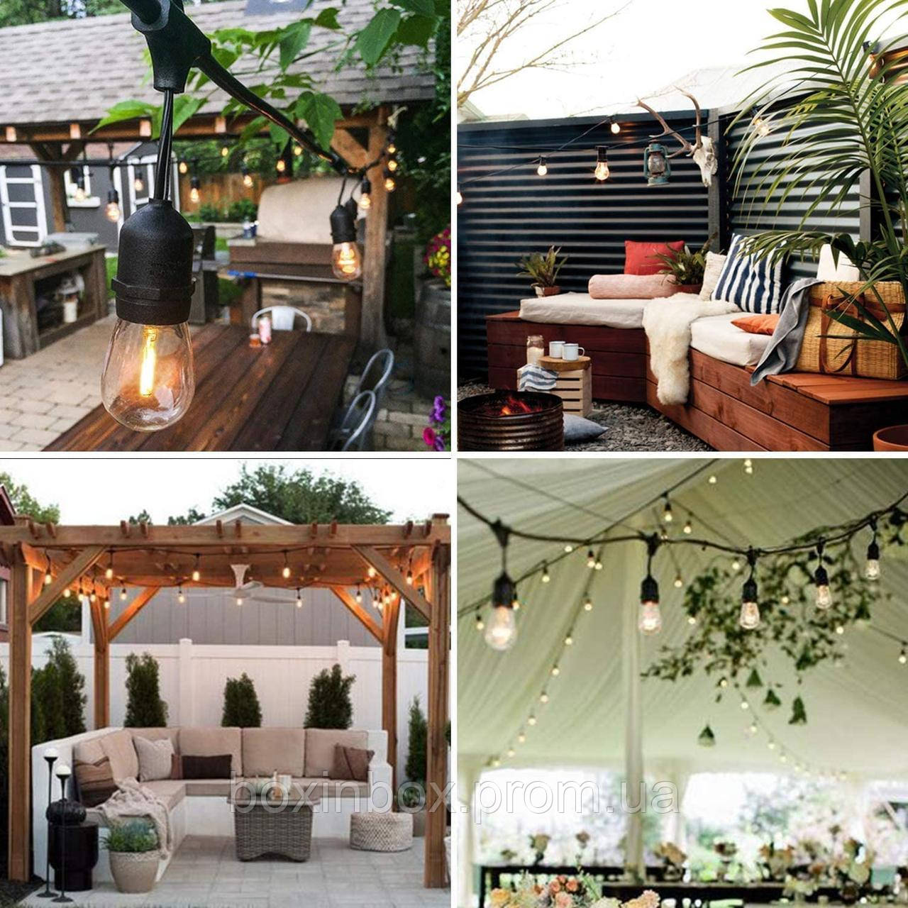 S14 svater outdoor string lights outlet