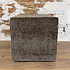 Пуф для передпокою кубик MeBelle SIMPLE 40х40 см квадратний, коричневий велюр, фото 3