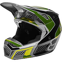 Мотошлем FOX V3 RS MIRER HELMET (Flo Yellow), M, M