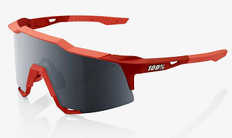 Окуляри Ride 100% SpeedCraft - Soft Tact Coral - Black Mirror Lens, Mirror Lens, Mirror Lens