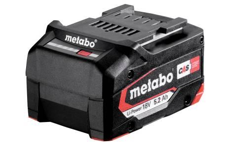 АКУМУЛЯТОРНИЙ БЛОК Metabo LI-POWER 18 В – 5,2 А·ГОД (625028000)