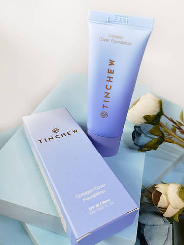 Купить Универсальный тональный крем с коллагеном Tinchew Collagen Cover ...