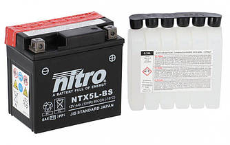 Акумулятор NITRO AGM Open Battery (NTX5L-BS)