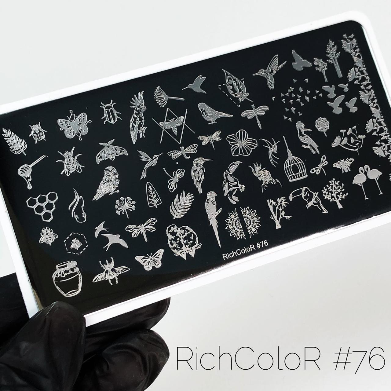 Пластина для стемпінгу RichColor №076